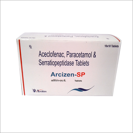 Arcizen-SP - Aceclofenac, Paracetamol, Serratiopeptidase Tablets | Pain Relief, Increased Mobility, Reduced Inflammation