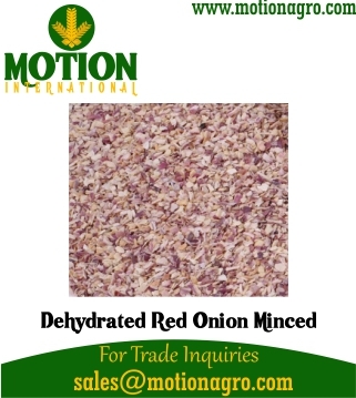 Dehydrated Red Onion Minced