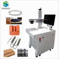 Laser Marking Machine - 10w/20w/30w/50w/100w Power, 1064nm Wavelength, 150mm X 150mm Marking Area, Air Cooling, Fiber Laser Life: 100,000 Hours