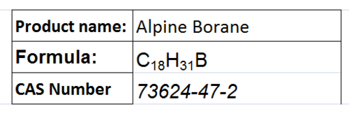 Alpine Borane