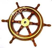Nautical Wooden Ship Wheel