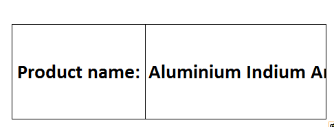 Aluminium Indium Arsenide