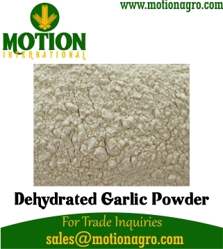 Dehydrated Garlic Powder