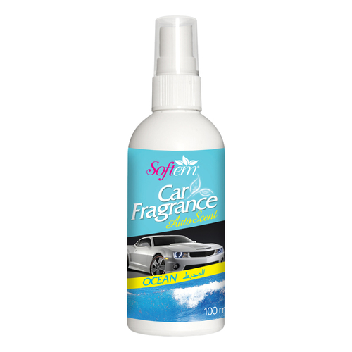 Ocean Car Air Freshener Fragrances (Spray) - 100ml Plastic Bottle, Soothing Fragrance, Natural Extracts, Allergy-Free