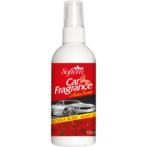 Medina Rose Car Air Freshener Fragrances (Spray) - 100ml Plastic Bottle | Soothing Fragrance, Natural Extracts, Allergy-Free, Toxic-Free