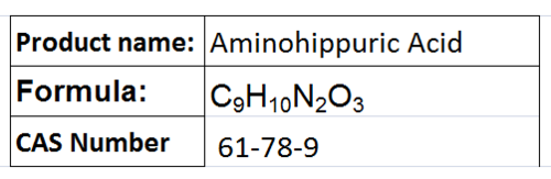 Aminohippuric Acid
