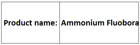 Ammonium Fluoborate - White Crystals NH4BF4 99% Purity | Odorless Water Soluble Industrial Grade