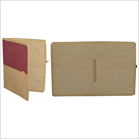 Jute File Folder