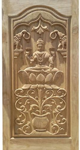 Carved Teak Wooden Door