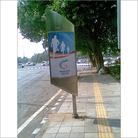 Road Signage - Stainless Steel Variable Dimensions Green Color | Corrosion Proof Reflective Surface Digital Printing Rectangular Shape