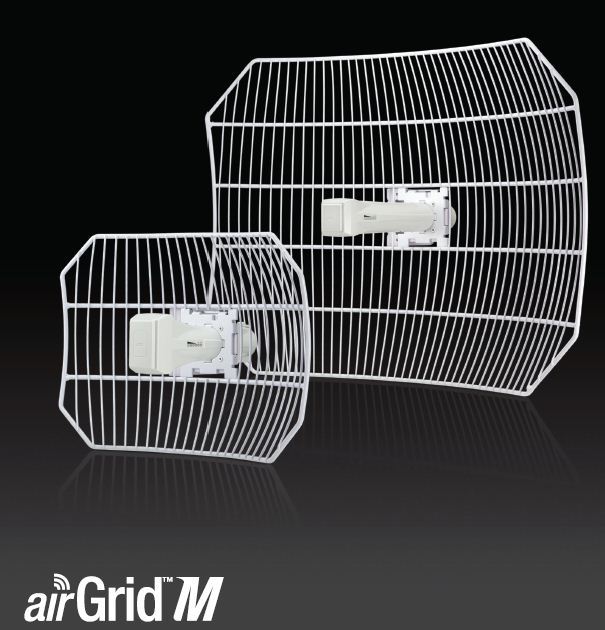 Air Grid HP - Aluminum, White, 5 GHz 23 dBi | Wireless Broadband, AirMAX, Long Range
