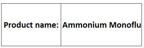 Monofluorophosphates