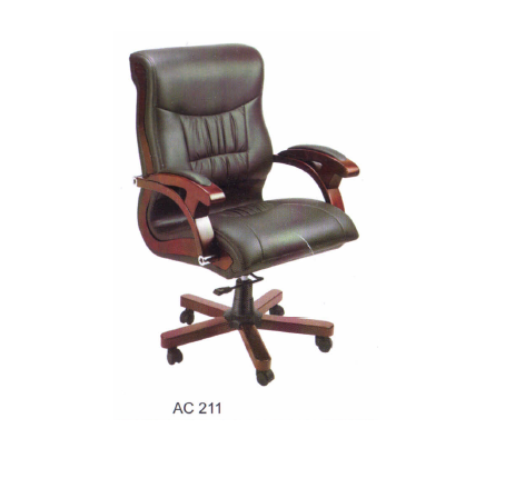 Executive Chair - Italian Leather Foam, Double Layer Backrest for Ultimate Comfort and Timeless Elegance