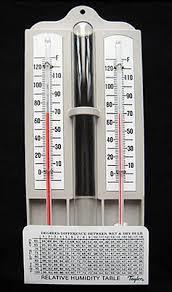 WET & DRY BULB HYDROMETER