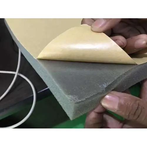 Sponge Insulation With Oil Based Adhesive/ Gluing