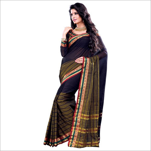 Designer Cotton Silk Saree - Cotton Silk Fabric, Printed Pattern, Zari Work | Perfect for Casual and Formal Occasions, Bold and Beautiful Look