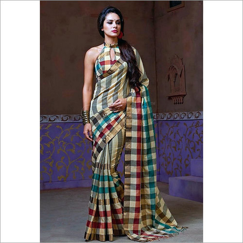 Printed Designer Radiant Color Cotton Silk Saree