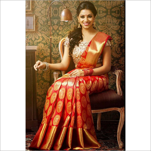 Velvet Kerala Wedding Saree