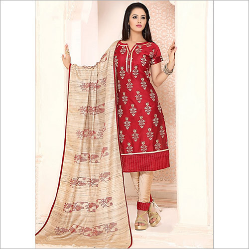 July Churidar Suit Decoration Material: Cloths