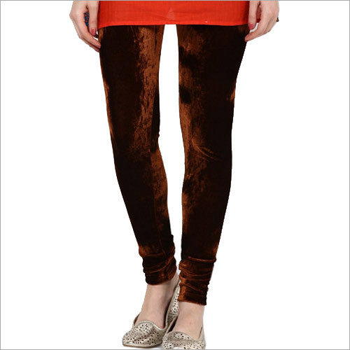 Gold Golden Solid Legging