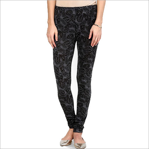 Printed Black Legging Decoration Material: Paint