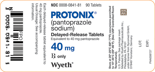 Generic Protonix Tablets 40 Mg Keep At Cool And Dry Place