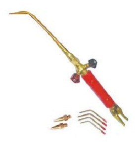 Saffire LWHP with 4 Swaged Tips (2,3,6,13) - Lightweight Welding Blowpipe, Complete Hose Connection, Repetitive Use