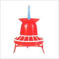 Poultry Feeder - Premium Plastic Fabrication | Curved Water Collection Design, Bulk Availability