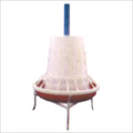 Chick Feeder - 10 Liter Capacity, 30cm X 30cm X 40cm Dimensions, Red Plastic, 3-legged Design - Efficient Water Supply, Waste Reduction, And Hygiene Maintenance