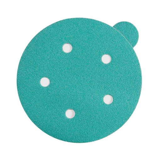 Velcro Discs - Abrasive Grains Material, Varied Sizes, Multi-Hole Design | Durable Build, Easy Attachment, Quick Change, Secure Hold, Versatile Use