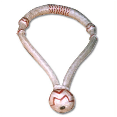 Bozel (white with red lining knot)