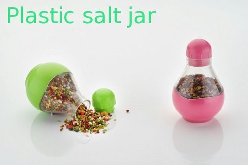 Plastic Salt Jar - High-Quality Plastic Material | Lightweight, Durable, Easy-to-Use Design