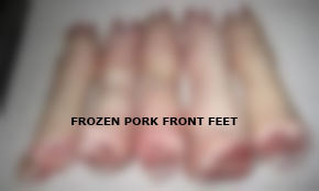 Frozen pork front feet