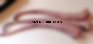 Frozen pork tails