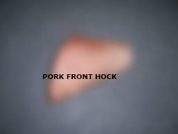 Pork front hock