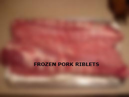 Frozen Pork riblets