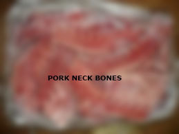 Pork neck bones