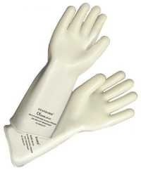 White Rubber Hand Gloves
