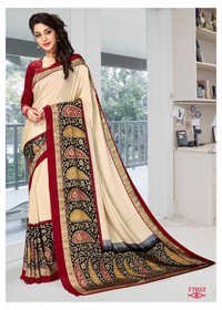 Multicolor Fancy Uniform Saree