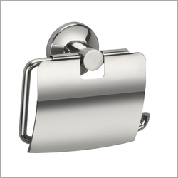 Paper Holder - Stainless Steel 14x10x5 cm, Chrome Finish | Easy Installation, Durable, Space Saving