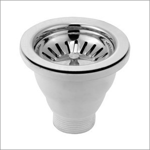 Sink Waste Coupling - PVC & Stainless Steel, Diameter 100mm, Chrome Plated Finish | Corrosion Resistant, Easy Installation, Efficient Drainage, Leak-proof Seal
