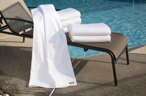 White Pool  towel
