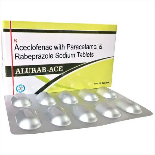 Aceclofenac + Paracetamol + Rabeprazole Tablets