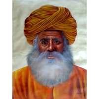 Rajasthani Man Painting