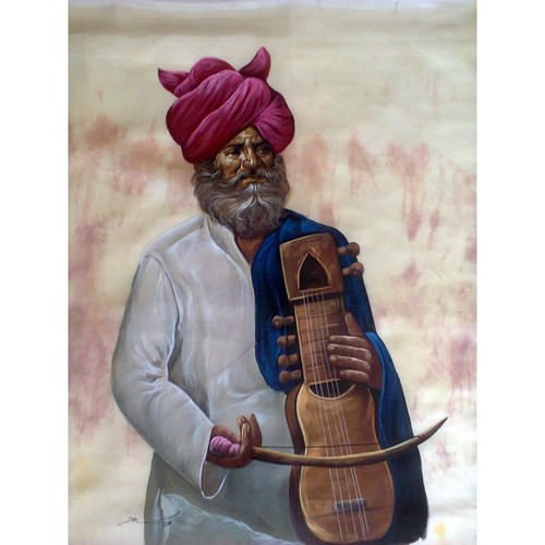 Sarangi Man Painting