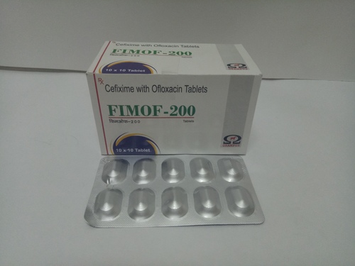 Cefixime 200mg + Ofloxacin 200 mg