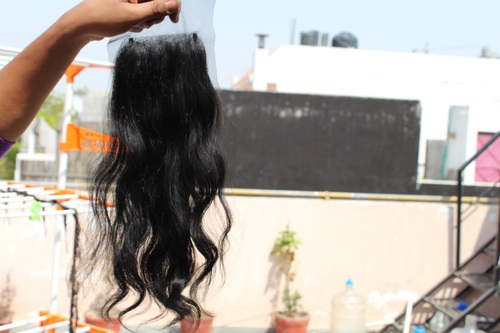 natural wavy closure