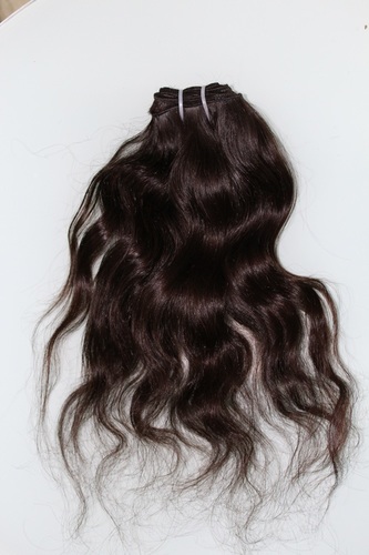 natural wavy temple hair