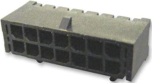 HEADER, R/ANGLE, 12WAY - Copper Alloy, 12 Contacts, 3mm Pitch, 2 Rows, PCB Mounting, Through Hole, Tin Plated , Insulation Resistance 1000MΩ, Weight 4.128g