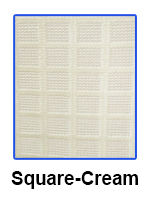 Square Net Fabric cream